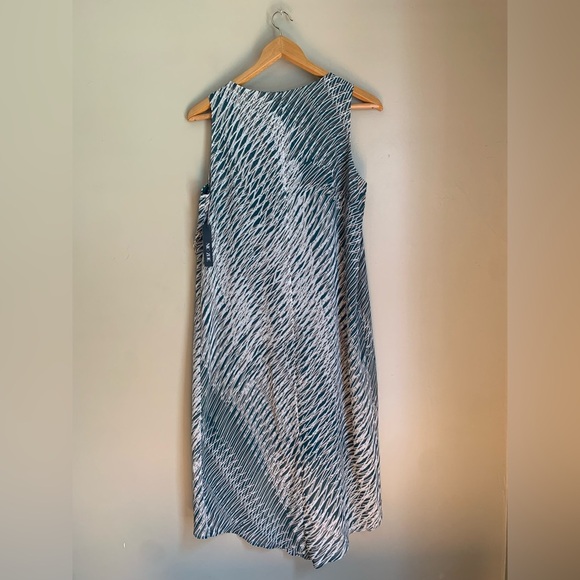 Nic + Zoe Sleeveless Hi-Lo Tulip Hem Dress Sz L wedding summer dinner party NWT - Picture 5 of 9